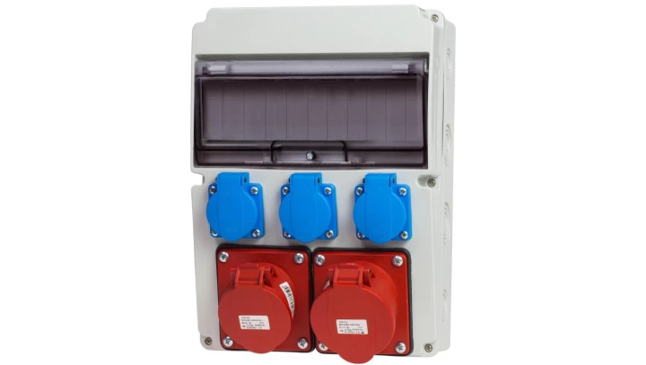 ROZDZIELNICA ROZDZIELNIA BUDOWLANA SKRZYNKA ELEKTRYCZNA 32A 16A 5P 230V RSW113