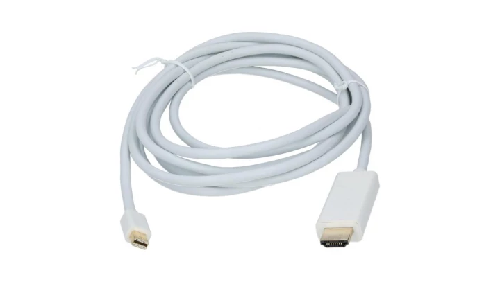Kabel mini Displayport 1.2 / HDMI 4K@30 (wtyk / wtyk) biały 3m