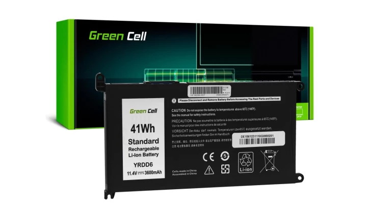 Bateria Green Cell YRDD6 1VX1H do Dell Vostro 5490 5590 5481 Inspiron 5481 5482