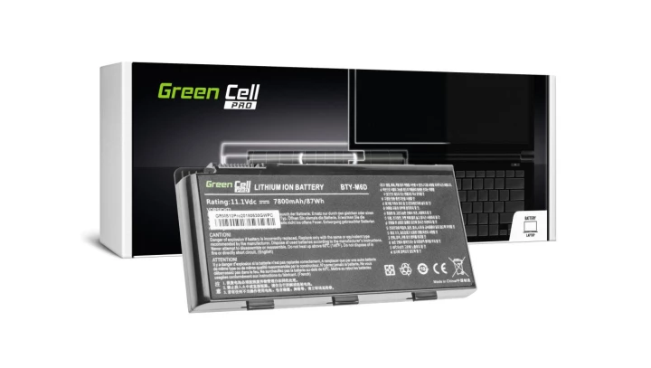 Bateria Green Cell PRO BTY-M6D do Laptopa MSI GT60 GT70 GT660 GT680 GT683 GT780 GT783 GX660 GX680 GX780