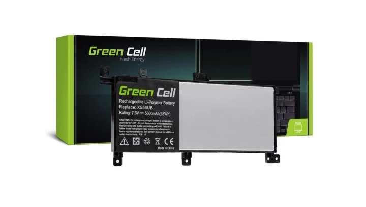 Bateria Green Cell C21N1509 do Asus X556U X556UA X556UB X556UF X556UJ X556UQ X556UR X556UV