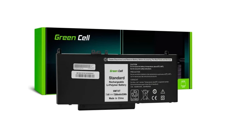 Bateria Green Cell 6MT4T 07V69Y do Dell Latitude E5270 E5470 E5570