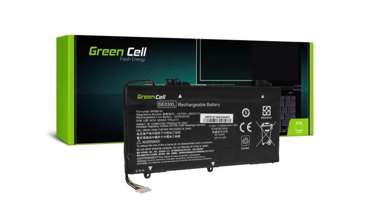 Bateria Green Cell SE03XL HSTNN-LB7G HSTNN-UB6Z do HP Pavilion 14-AL 14-AV