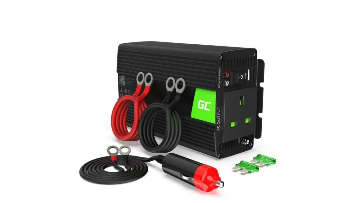 Przetwornica napięcia Inwerter Green Cell 24V na 230V 300W/600W Modyfikowana sinusoida UK PLUG