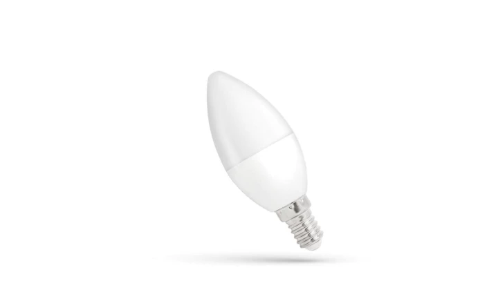 LED ŚWIECOWA E-14 230V 6W CW DIMMABLE SPECTRUM