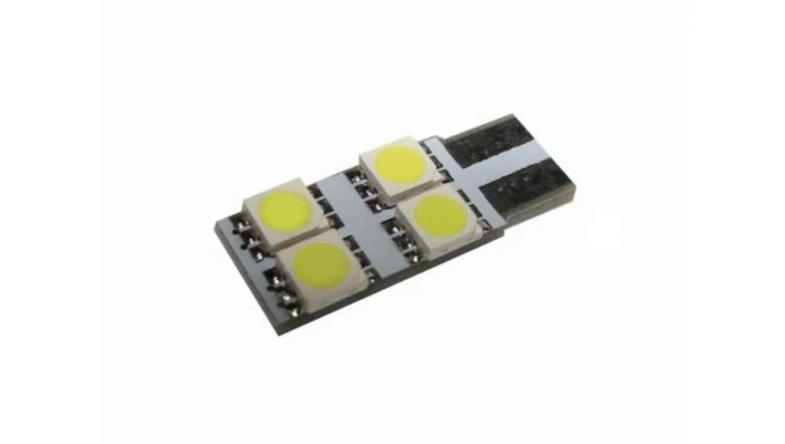 Żarówka T10/W5W 10mm 4*5050 12V CW