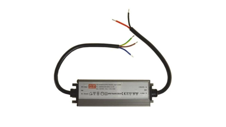 Zasilacz LED 12V 30W napięciowy IP67 aluminium