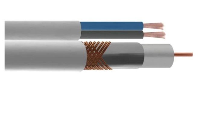 Przewód RG59+2x0,35 300m MAXCABLE