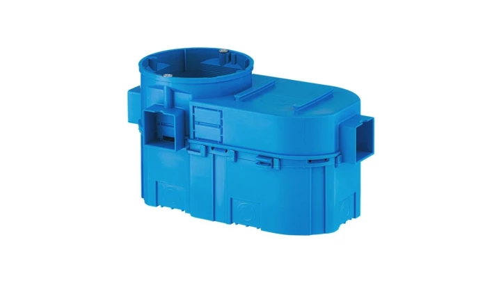 Puszka podtynkowa podwójna 60mm głęboka niebieska SE2x60G 34159203 /5szt./