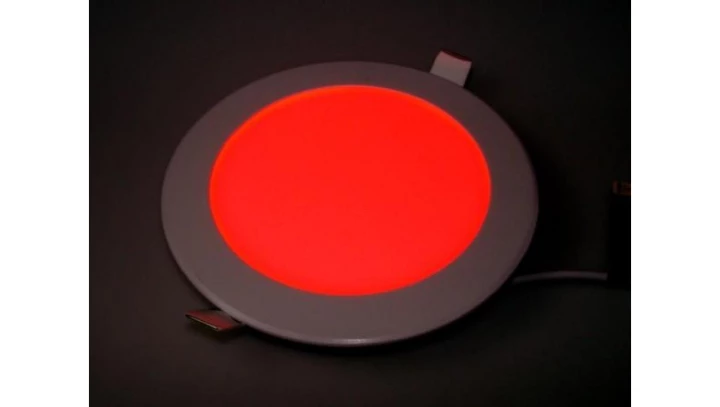 Panel led okragły Round 12W 230V czerwony
