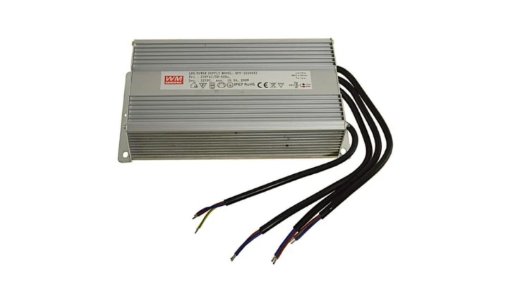 Zasilacz LED 12V 200W napięciowy IP67 aluminium EK