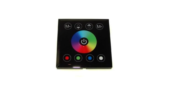 Kontroler LED panel RGBW 16A 12-24V czarny