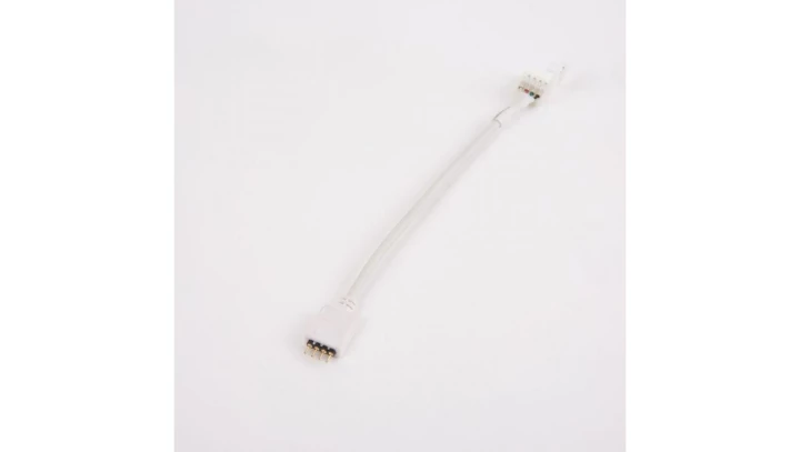 Złączka LED RGB 10mm 4 piny / zatrzask