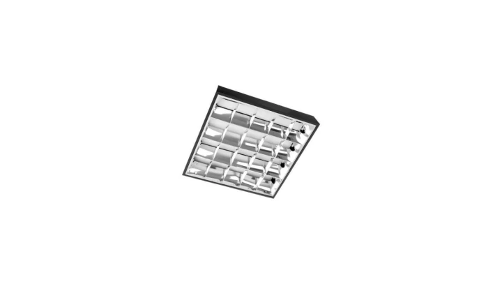 Oprawa raster 4x60cm Czarna - /opak.=70szt./
