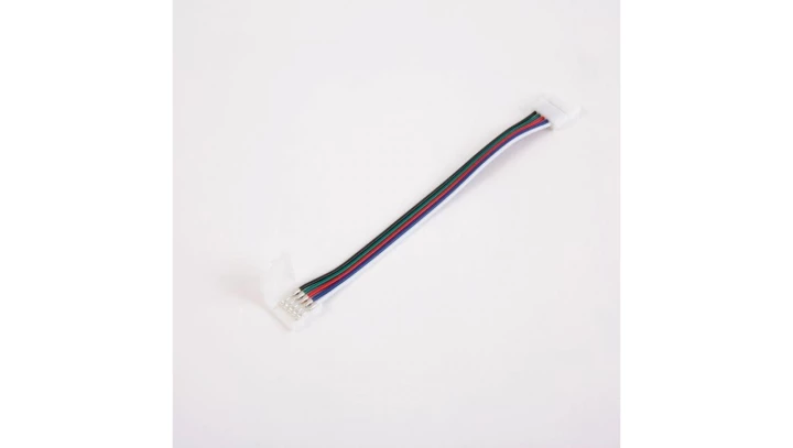 Złączka LED RGBW 12mm dwustronna z przewodem