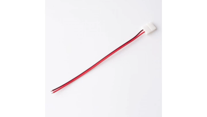 Złączka LED MONO 8mm jednostronna z przewodem