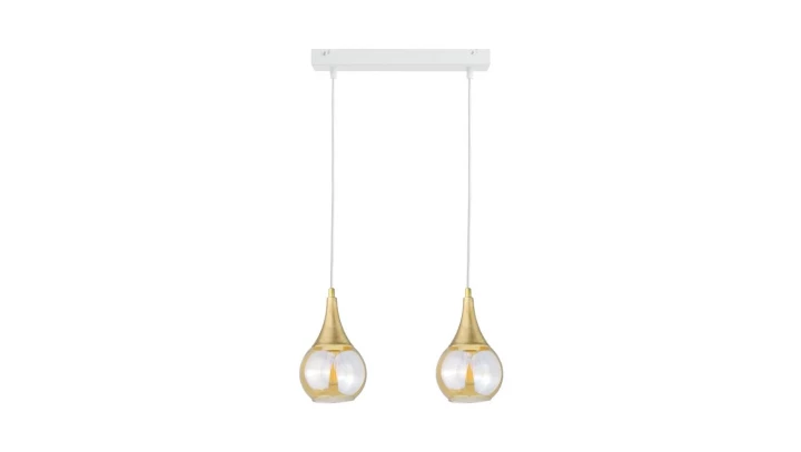Lampa wisząca nowoczesna 2xE27 LACRIMA WHITE