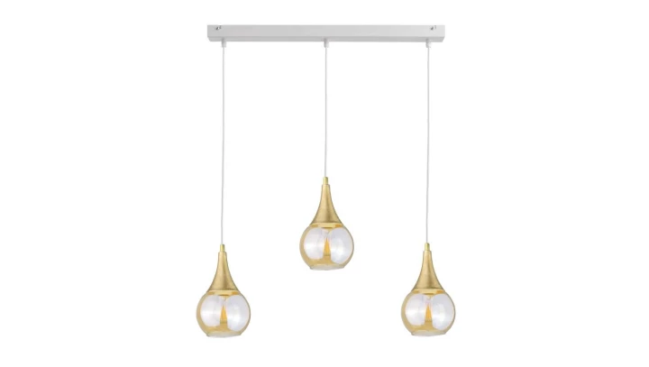 Lampa wisząca nowoczesna 3xE27 LACRIMA WHITE