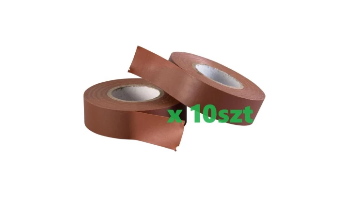 Taśma izolacyjna brązowa 25m 10-pak /opak = 10szt/