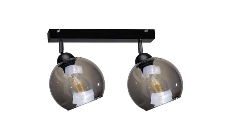 Spot nowoczesny 2xE27 YUNO BLACK