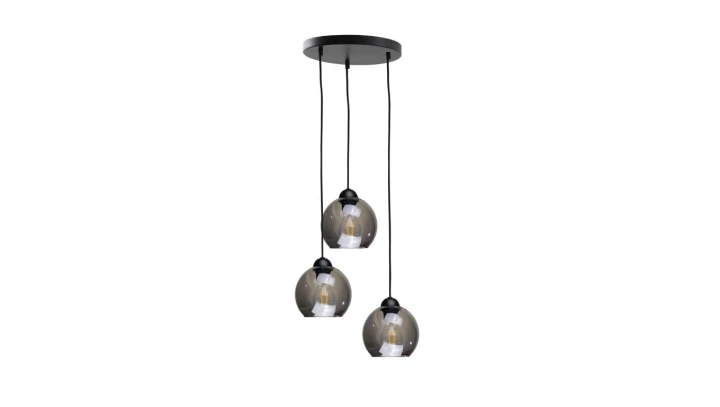 Lampa wisząca nowoczesna 3x E27 YUNO BLACK