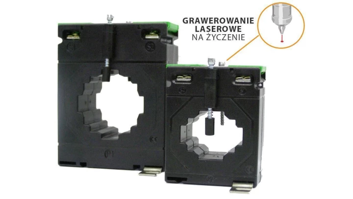 Przekładnik prądowy z otworem na szynę 45/21 (40) 80A/5A klasa 0,5 LCTB 4521400080A55