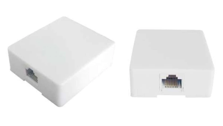 Gniazdo modularne natynkowe RJ-45 8p8c