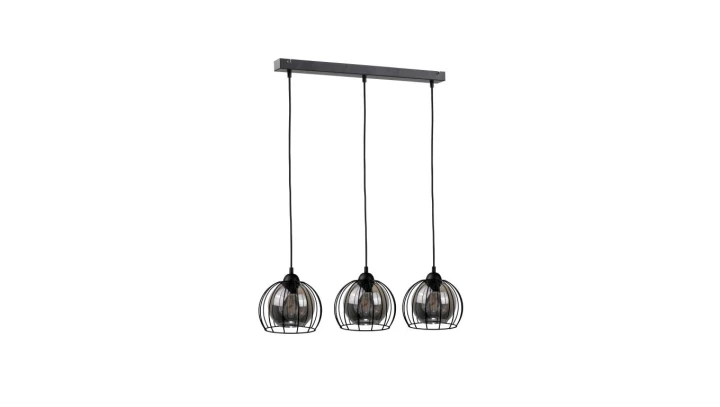 Lampa wisząca loftowa nowoczesna 3xE27 SOLO BLACK