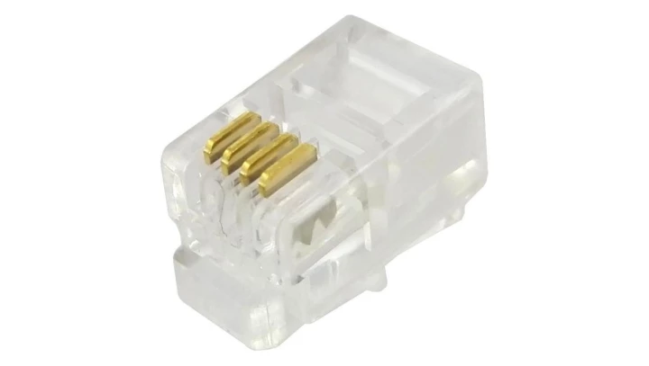 Wtyk telefoniczny RJ-9 4p4c /opak = 100szt/