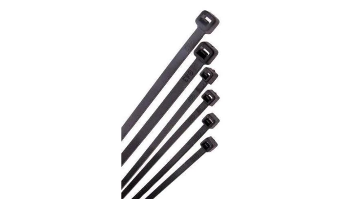 Opaska zaciskowa 180/40 uv czarna /opak = 100szt/