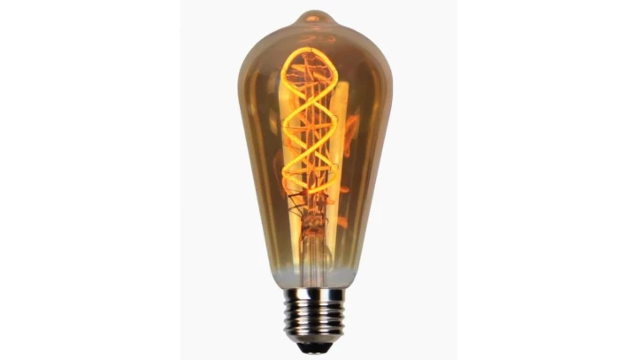 LED line PRIME żarówka LED E27 4W 1800K bardzo ciepła 210lm 220-240V FILAMENT ST64 RETRO EDISON VINTAGE ZŁOTA ŚCIEMNIALNA 5 lat