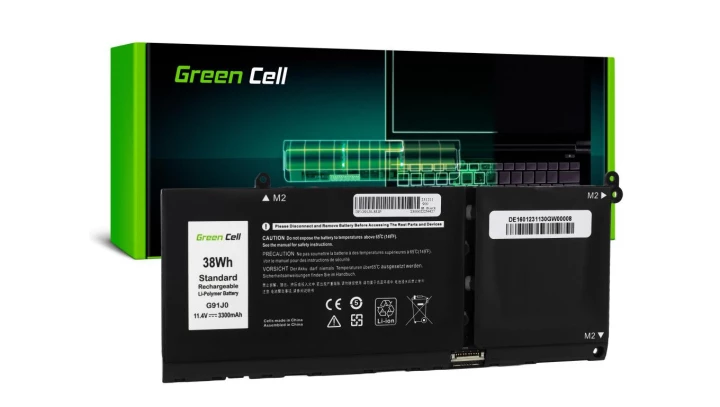 Bateria Green Cell G91J0 do Dell Latitude 3320 3330 3520 Inspiron 15 3511 3525 5510