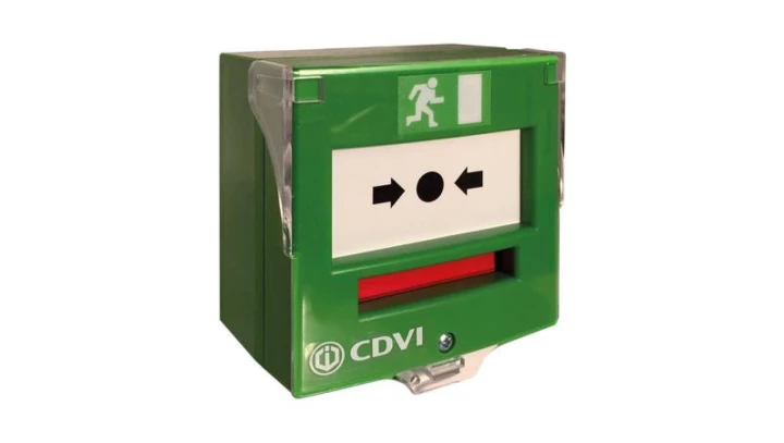 Ewakuacyjny przycisk wyjścia z elastyczną membraną, 1 styk