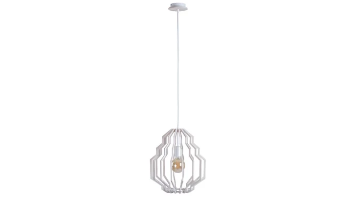 Lampa wisząca nowoczesna drewno 1xE27 RUFO