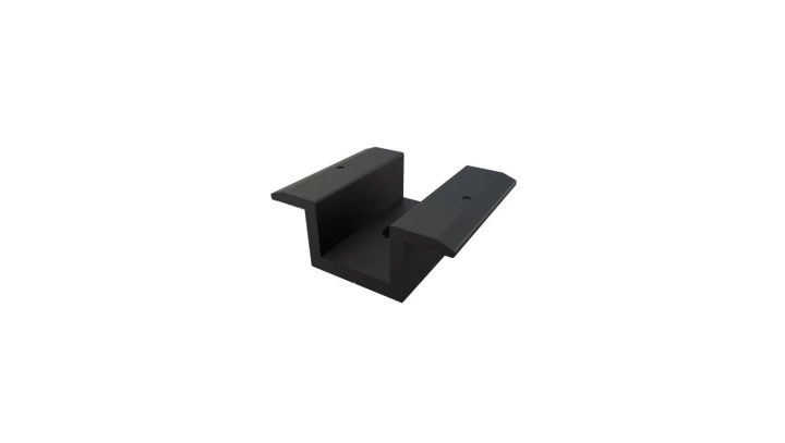 Klema środkowa z pinami uziemiającymi ( czarny lakier )