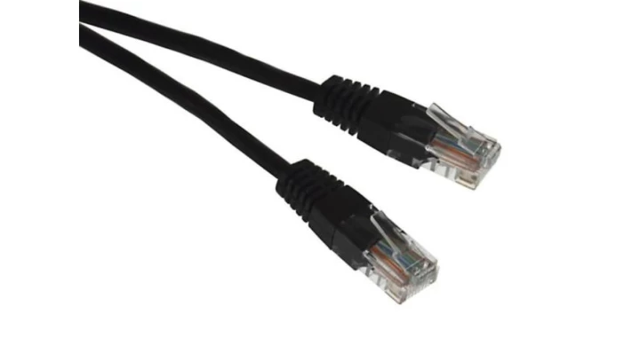 Kabel patchcord UTP5 1,5m czarny