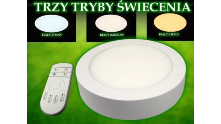 Panel led Winter 12W 230V WW+DW+CW dimmable+pilo