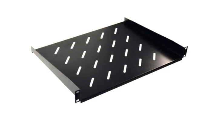 Półka stała 19iquot/br 1U głębokość 350mm V RAL9004