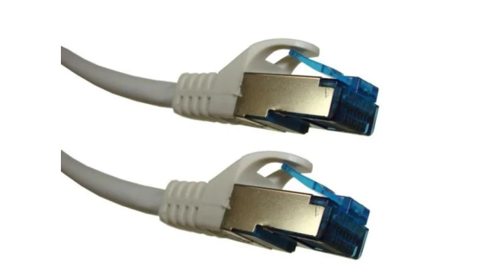 Kabel patchcord SFTP6A linka Cu 3,0m szary