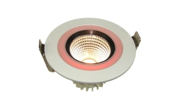 Downlight LED COB CALON 7W+3W biały ciepły+czer-