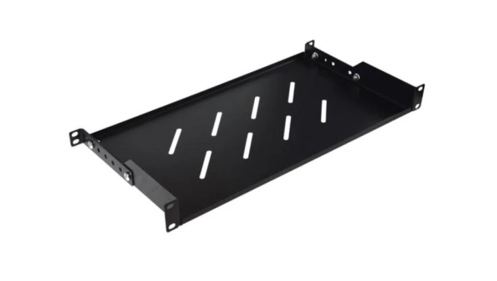 Półka regulowana 19iquot/br 1U głębokość 250mm V RAL9004