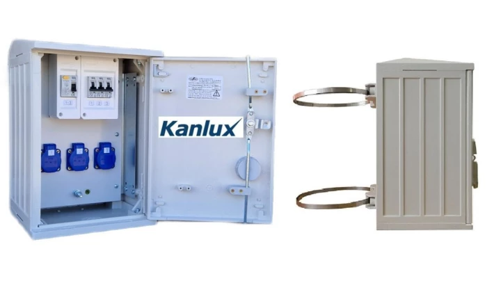 ROZDZIELNICA BUDOWLANA NA SŁUP (4X2P+Z) RB26x40-K40-00003W-S0-KANLUX