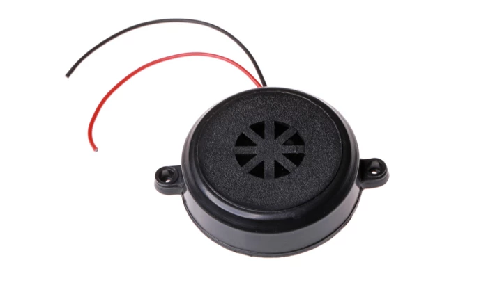 Sygnalizator Buzzer 12/24V DC przerywany 80/90dB czarny B3-P