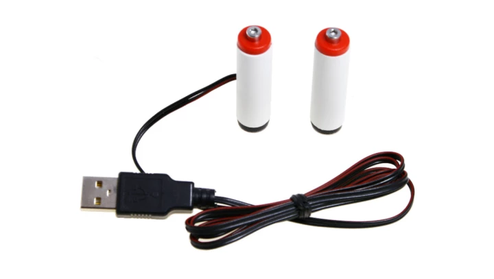 AA 2R6 USB Zamiastbateria - eliminator baterii USB