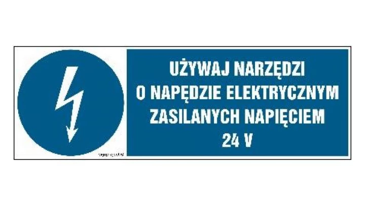 ZNAK - HF015 Wyłącz przed zdjęciem ochrony wirujących części 45 x 15 cm PN - Płyta 1mm