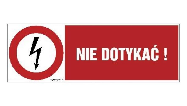 ZNAK - HD006 Nie wchodzić do stacji prób - arkusz 8 naklejek - arkusz 8 naklejek 10 x 3,3 cm FN - Folia samoprzylepna