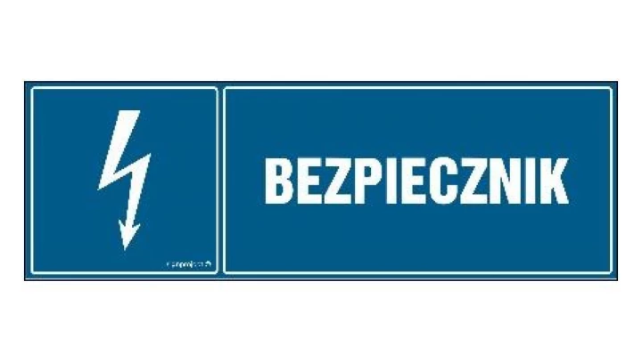 ZNAK - HH010 Odłącznik 45 x 15 cm PN - Płyta 1mm