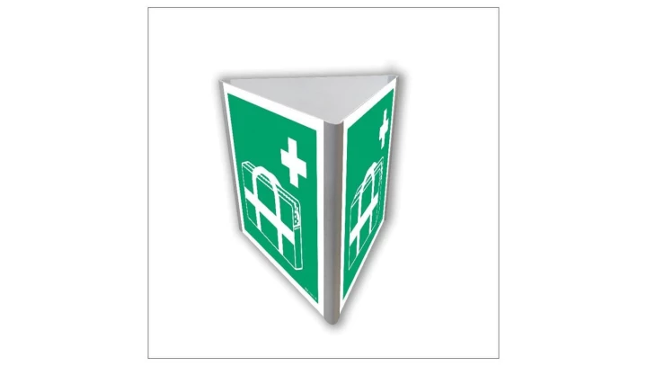 ZNAK - AE827 Podręczna torba medyczna (3D dościenny) 25 x 25 cm PS - Płyta 1mm foto.