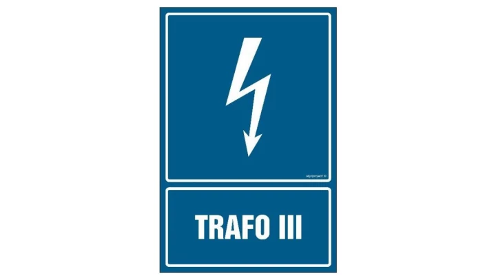 ZNAK - HG055 Trafo III 20 x 30 cm PN - Płyta 1mm