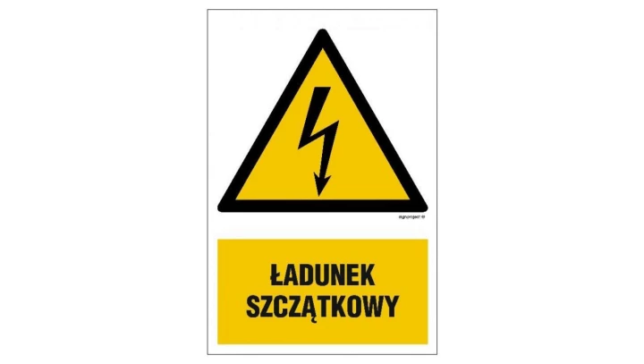 ZNAK - HA011 Ładunek szczątkowy 35 x 52,5 cm PN - Płyta 1mm